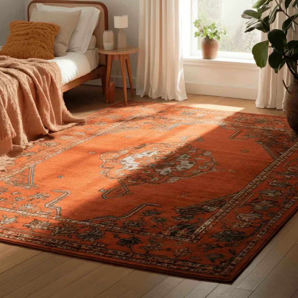Burnt Orange Rug