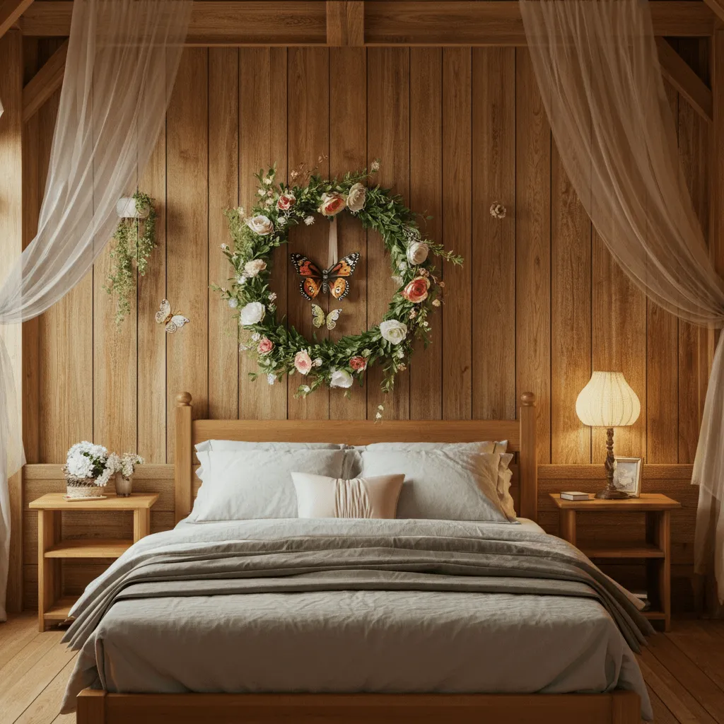 Butterfly Wreath Wall Art