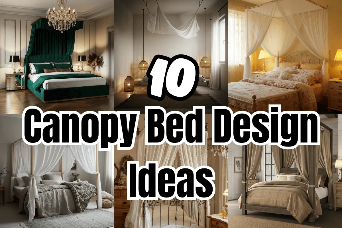 10 Canopy Bed Design Ideas to Transform Your Bedroom 1 Canopy Bed Design Ideas