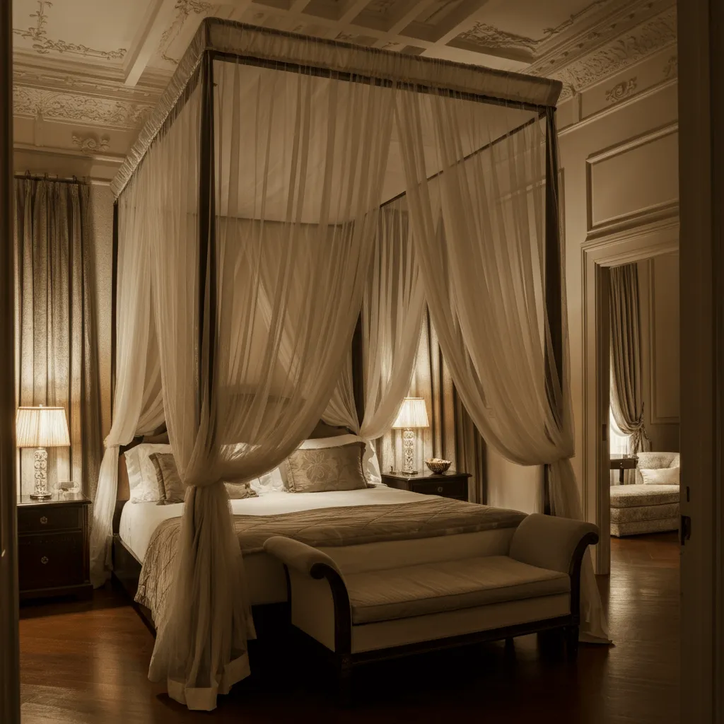 15 Romantic Bedroom Decor Ideas to Transform Your Space 4 Canopy Bed Elegance