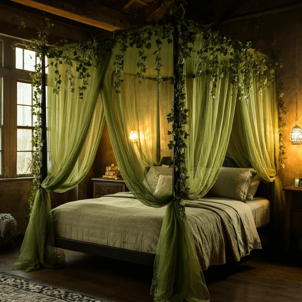 Canopy Bed Woodland Style