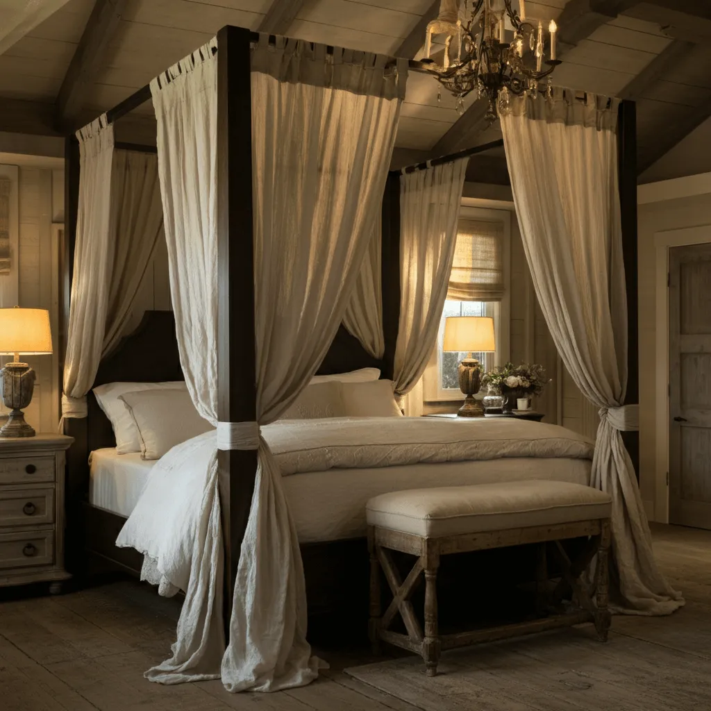Canopy Beds with Drapes