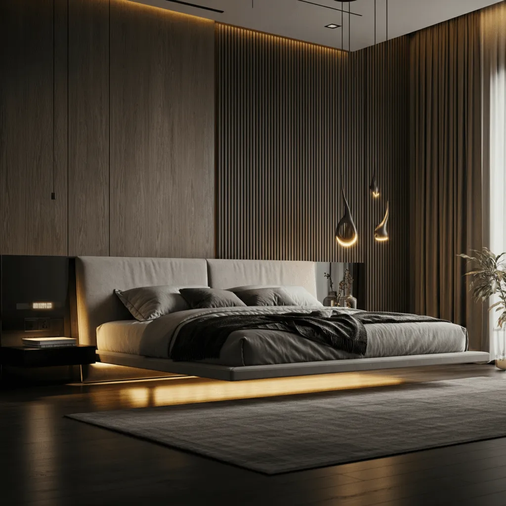 Cantilevered Platform Bed