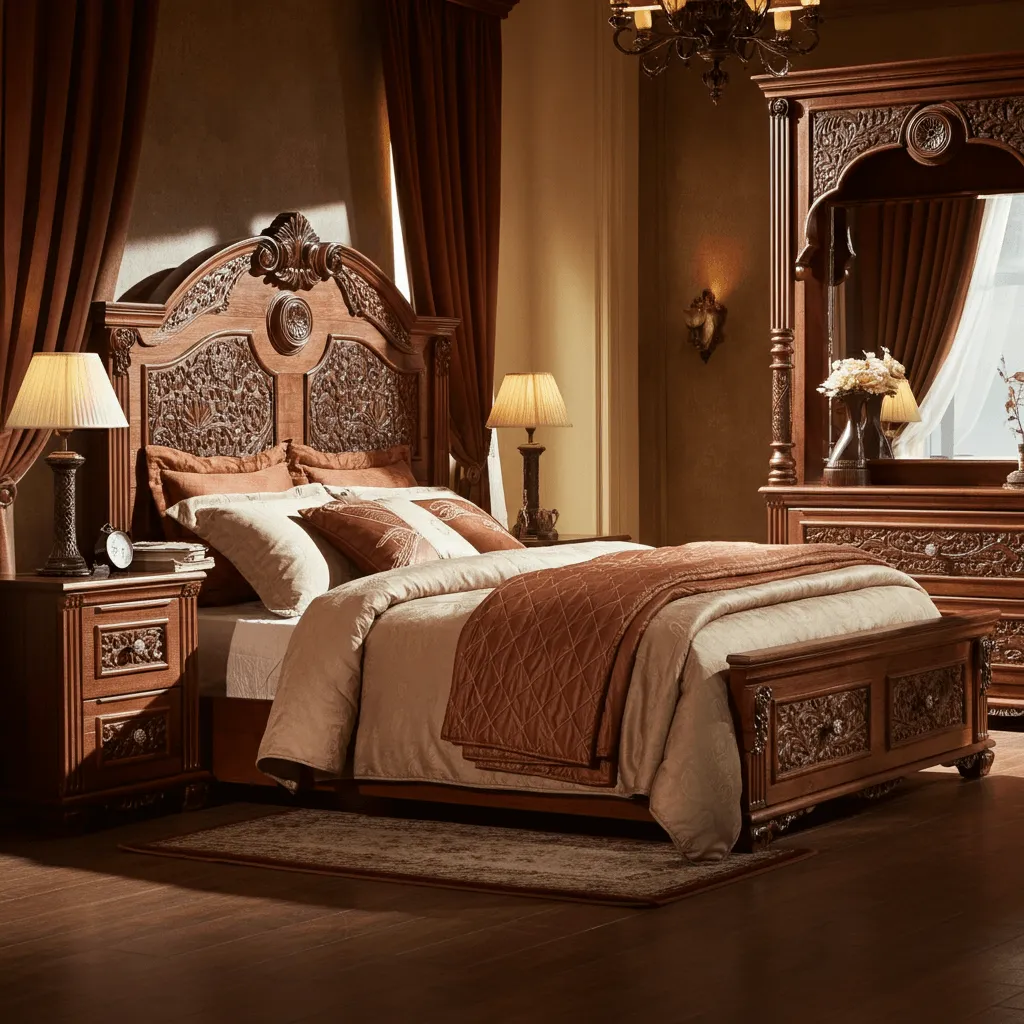 Carved Furniture Bedroom