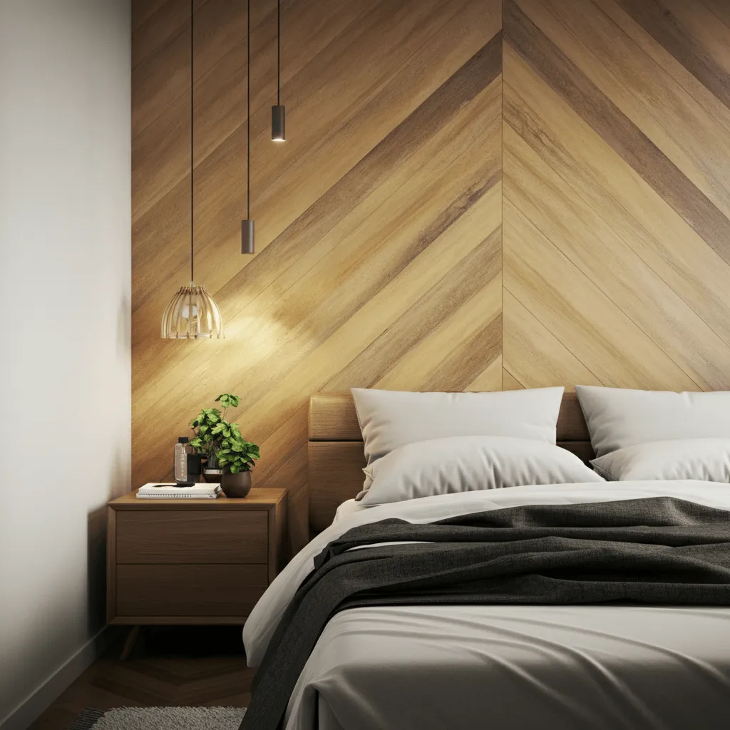 Chevron Pattern Bedroom