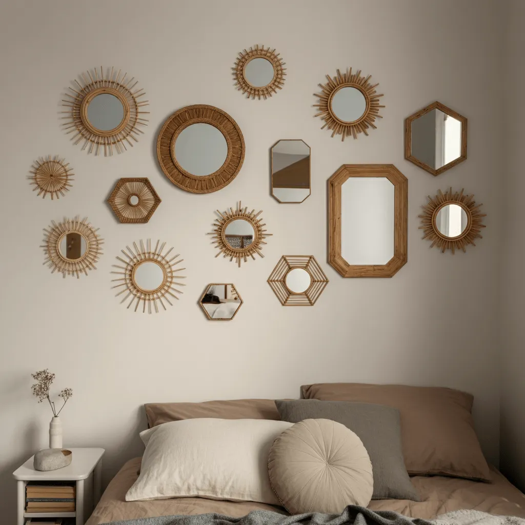 Clustered Mirrors Decor