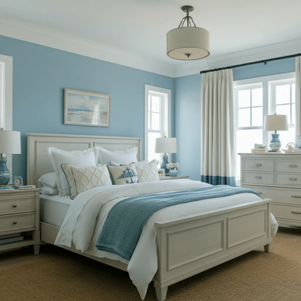 Coastal Color Palette Bedroom