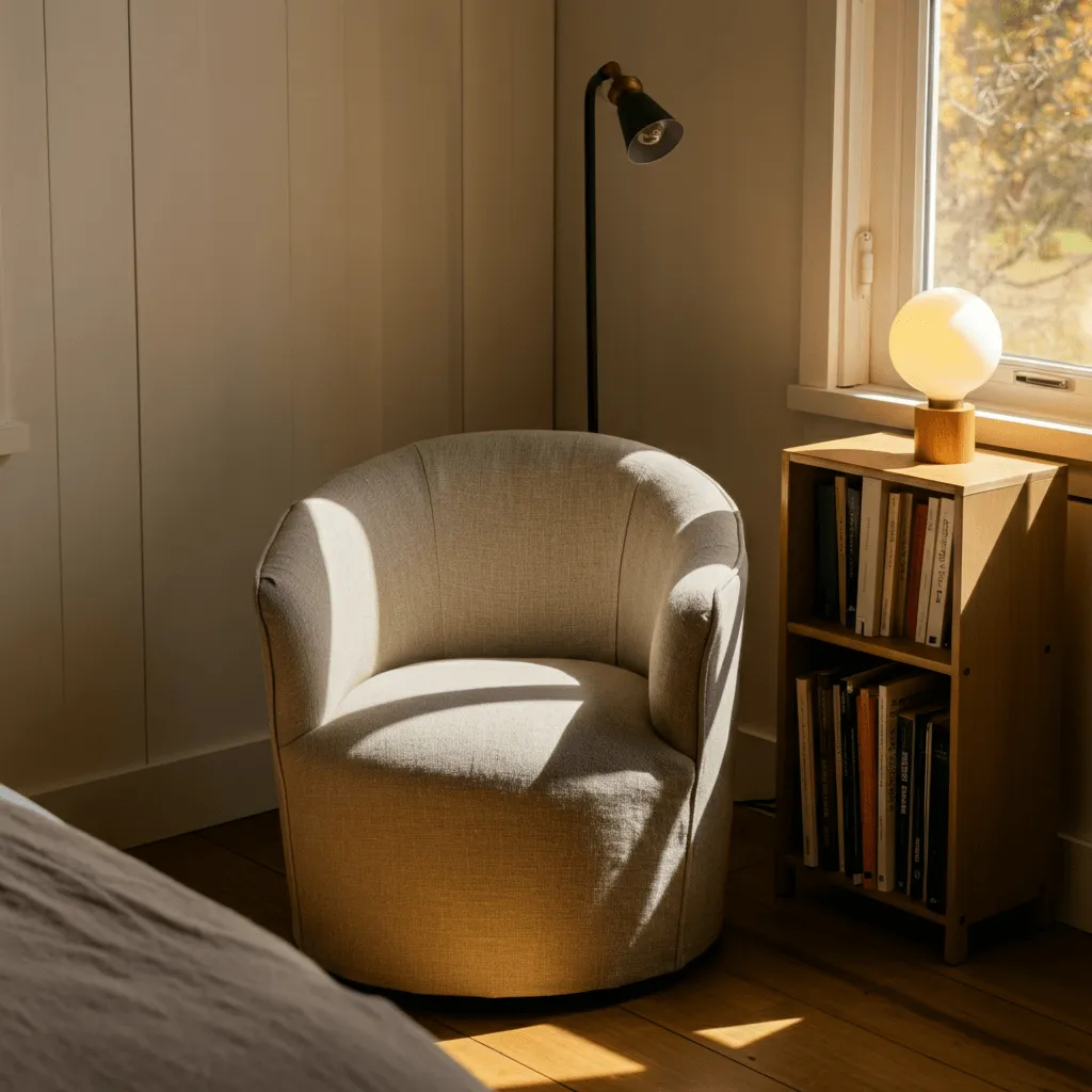 Compact Barrel Chair