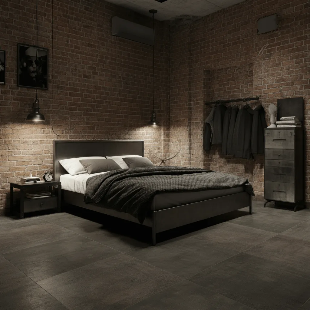 10 Game-Changing Bedroom Tiles Floor Ideas for a Modern Look 10 Concrete-Look Tiles Bedroom