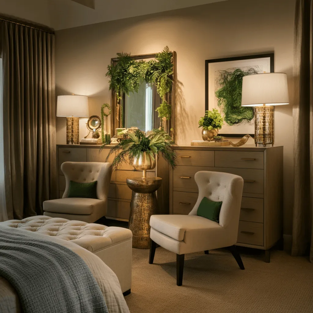 Consistent Tan Furniture Bedroom