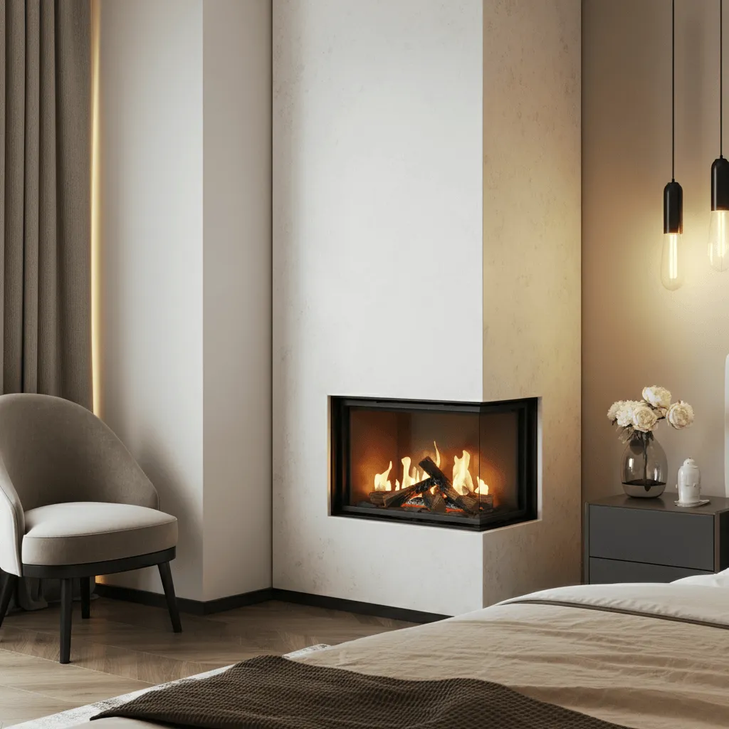 10 Bedroom Fireplace Ideas That Add Instant Luxury to Any Room 2 Corner Bliss Fireplace