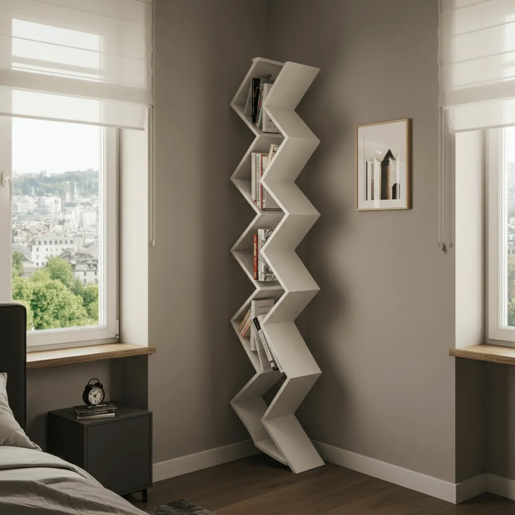 Corner Bookshelves