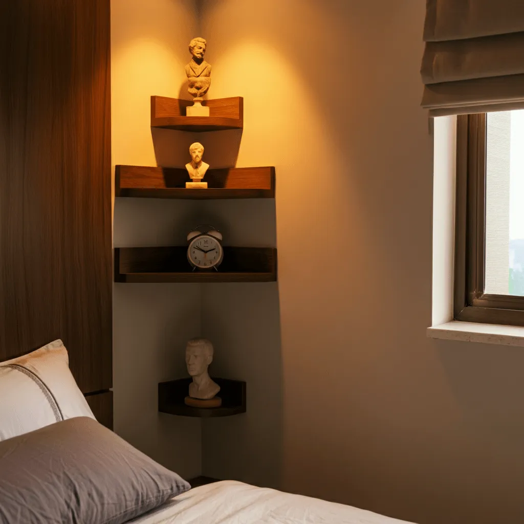 Corner Floating Shelves