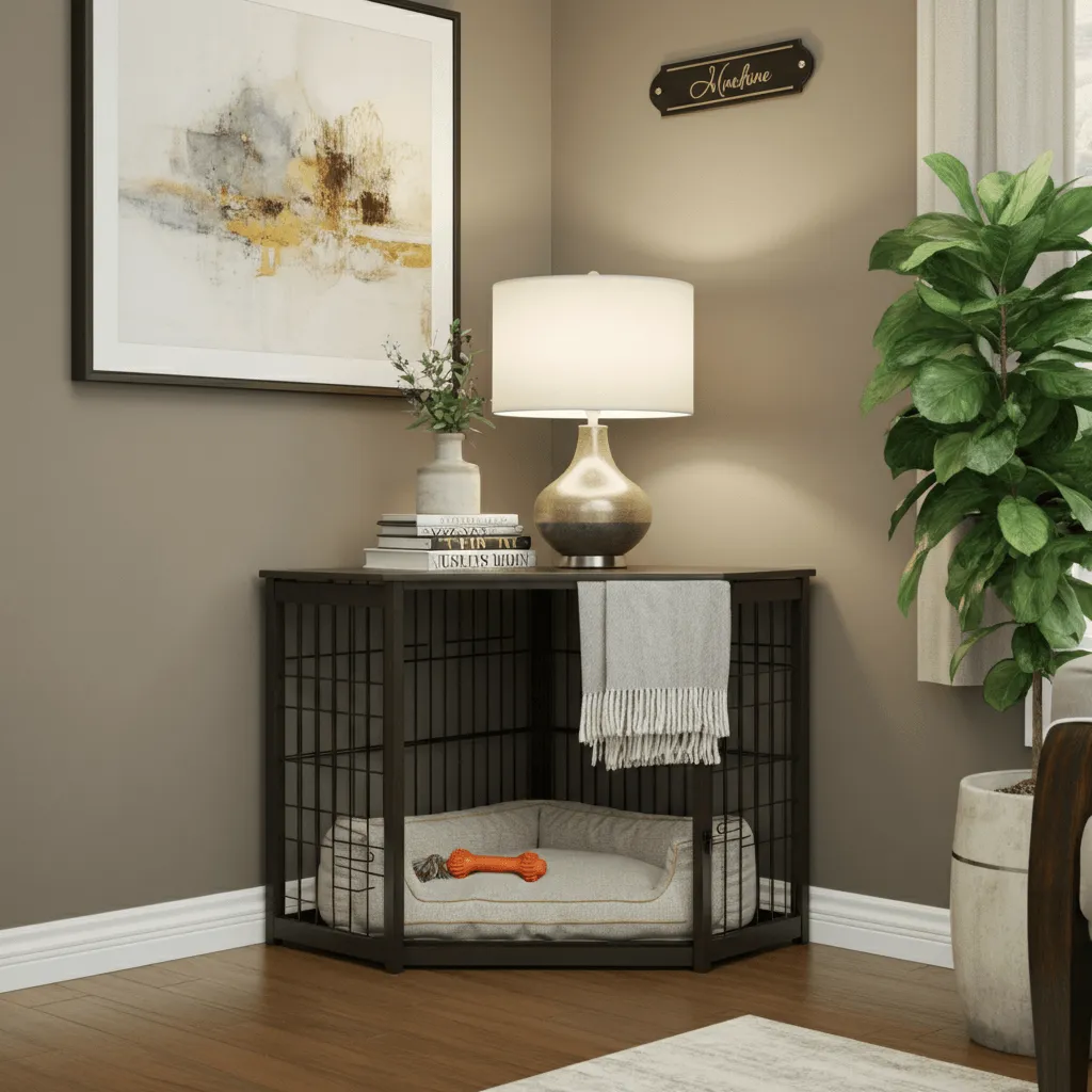 Corner Pet Crate