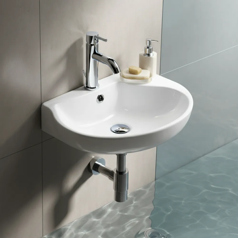 Corner Sink Modern Bathroom