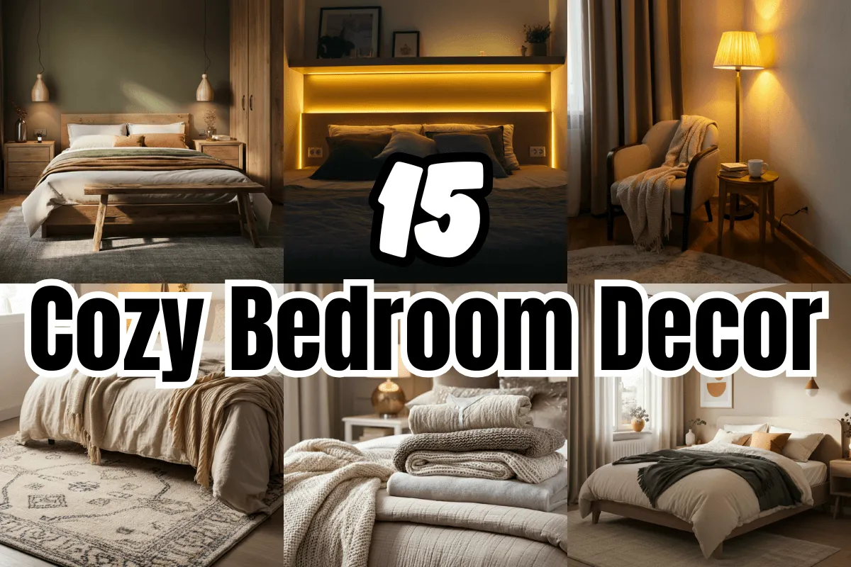15 Cozy Bedroom Decor Ideas to Transform Your Space 1 Cozy Bedroom Decor