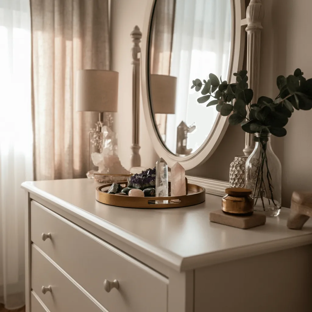 Crystal Display Bedroom Decor