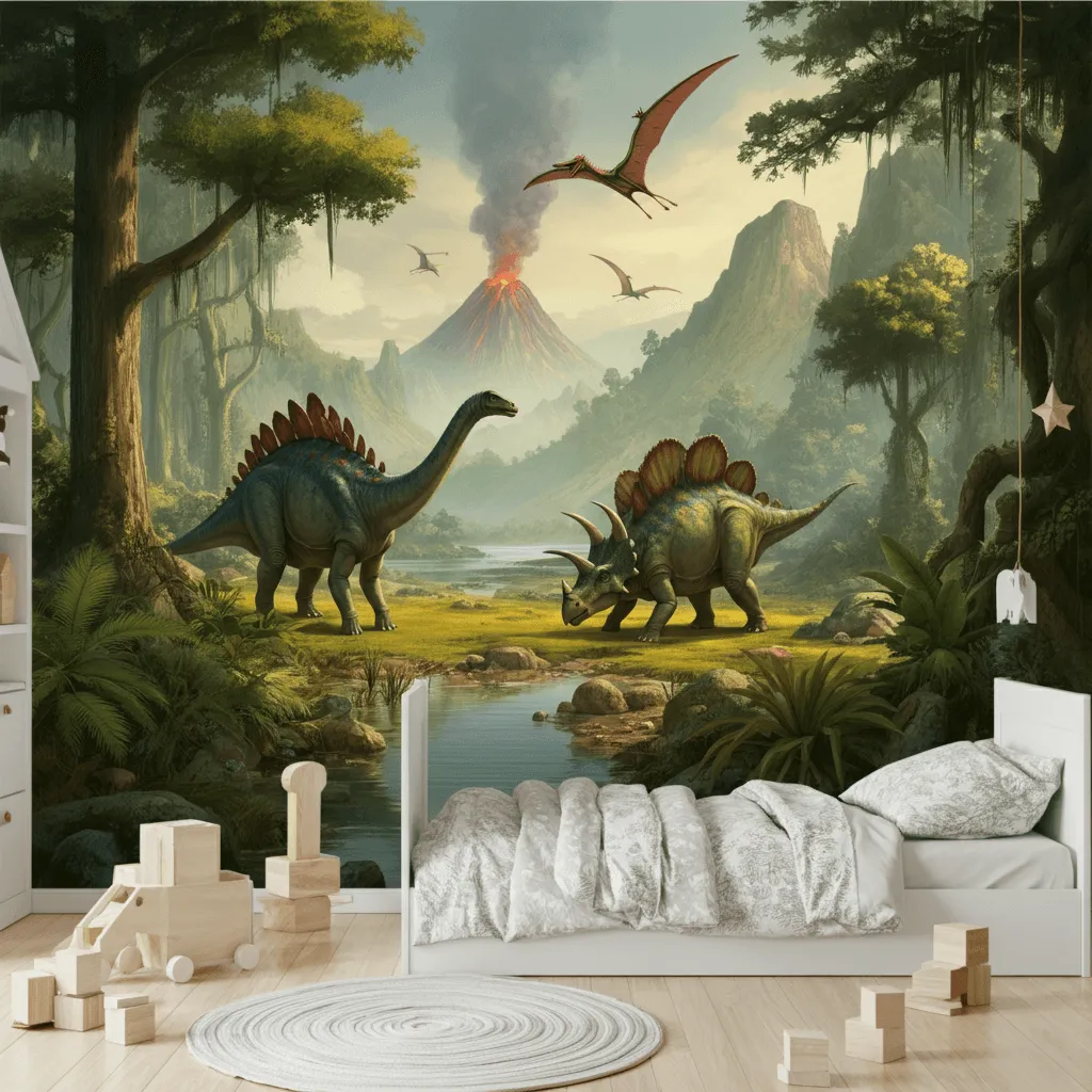 Custom Dinosaur Mural