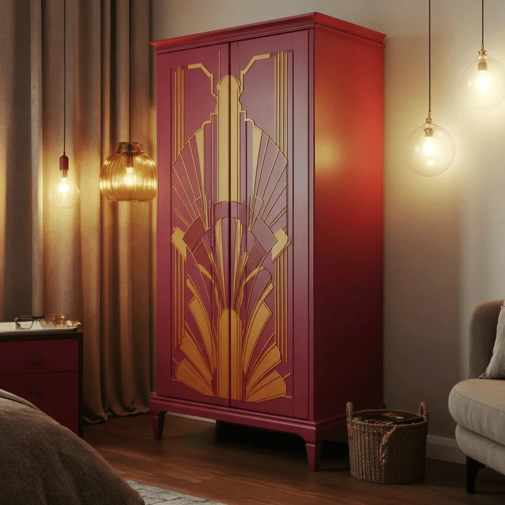 Custom Painted Cupboard