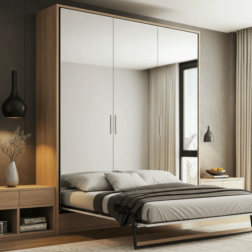 10 Murphy Bed Designs to Maximize Space and Style 9 Customizable Panel Murphy Bed