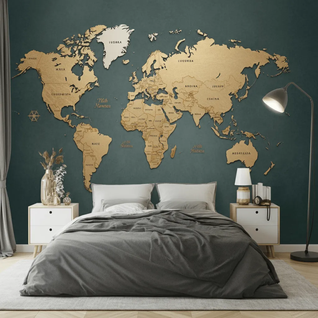 Customized Map Mural
