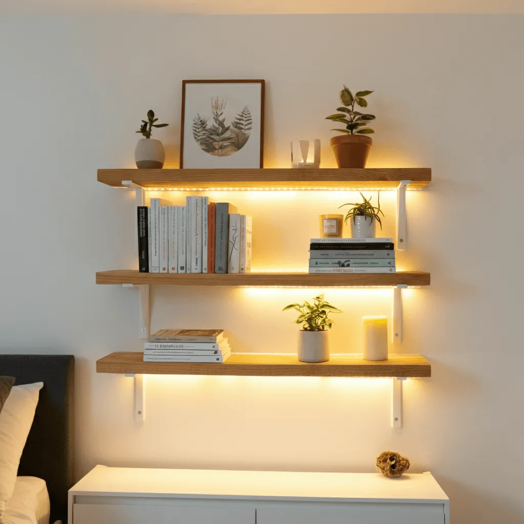 DIY Floating Shelves