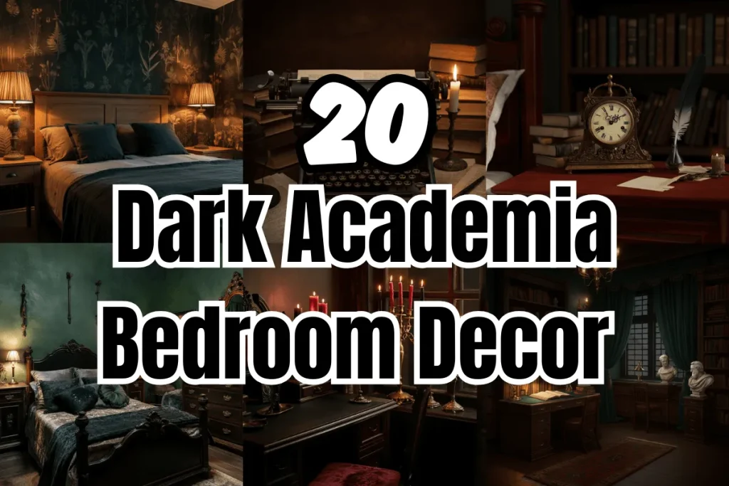 Dark Academia Bedroom Decor
