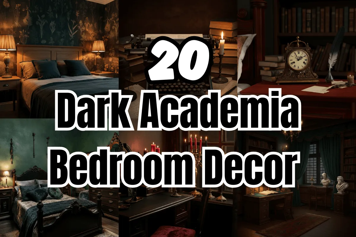 Dark Academia Bedroom Decor