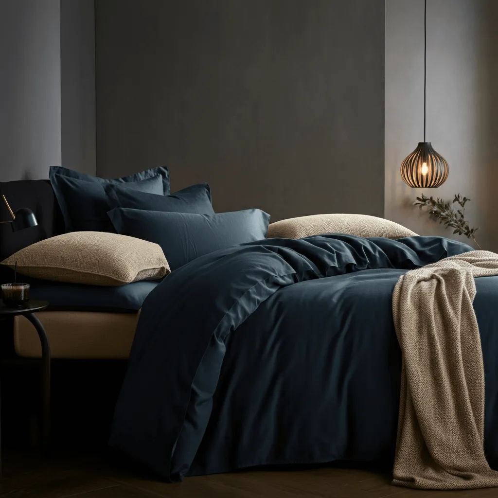 Dark Bedding Bedroom