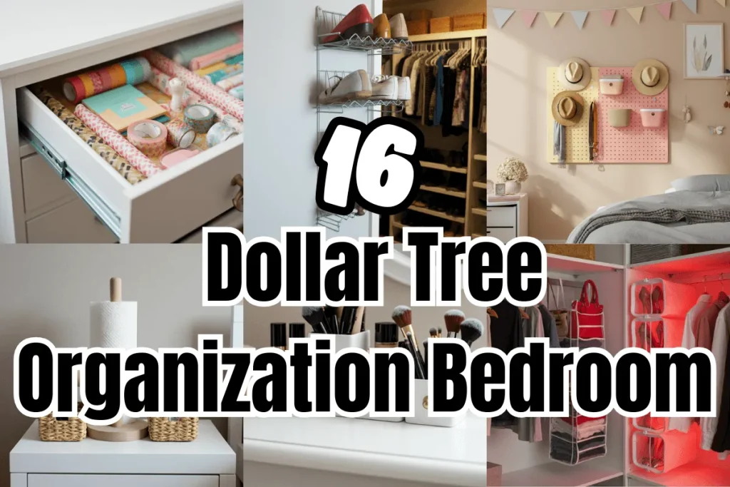 Dollar Tree Organization Bedroom