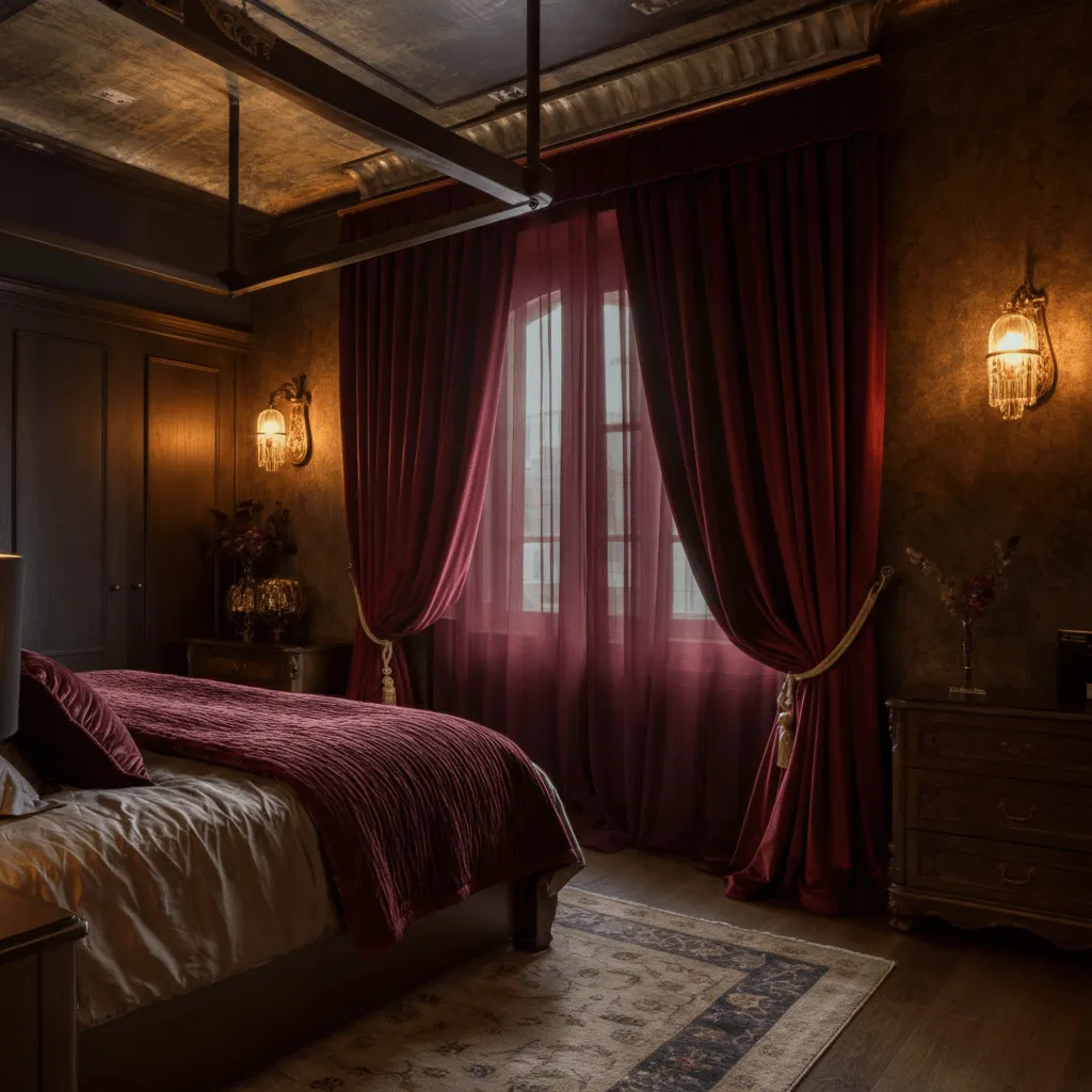 Dramatic Velvet Curtains