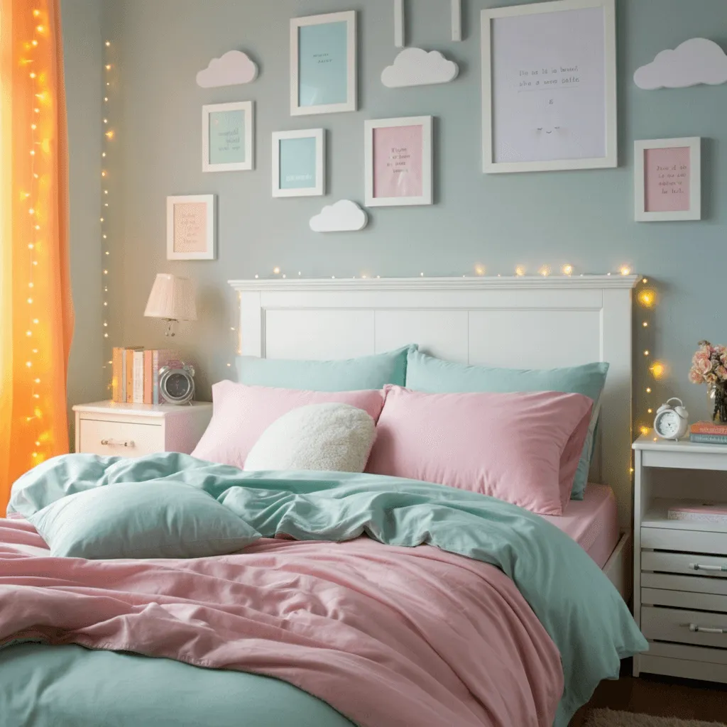 Dreamy Pastel Bedroom
