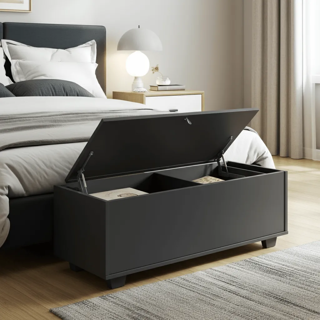 Dual-Purpose Bedroom Bench