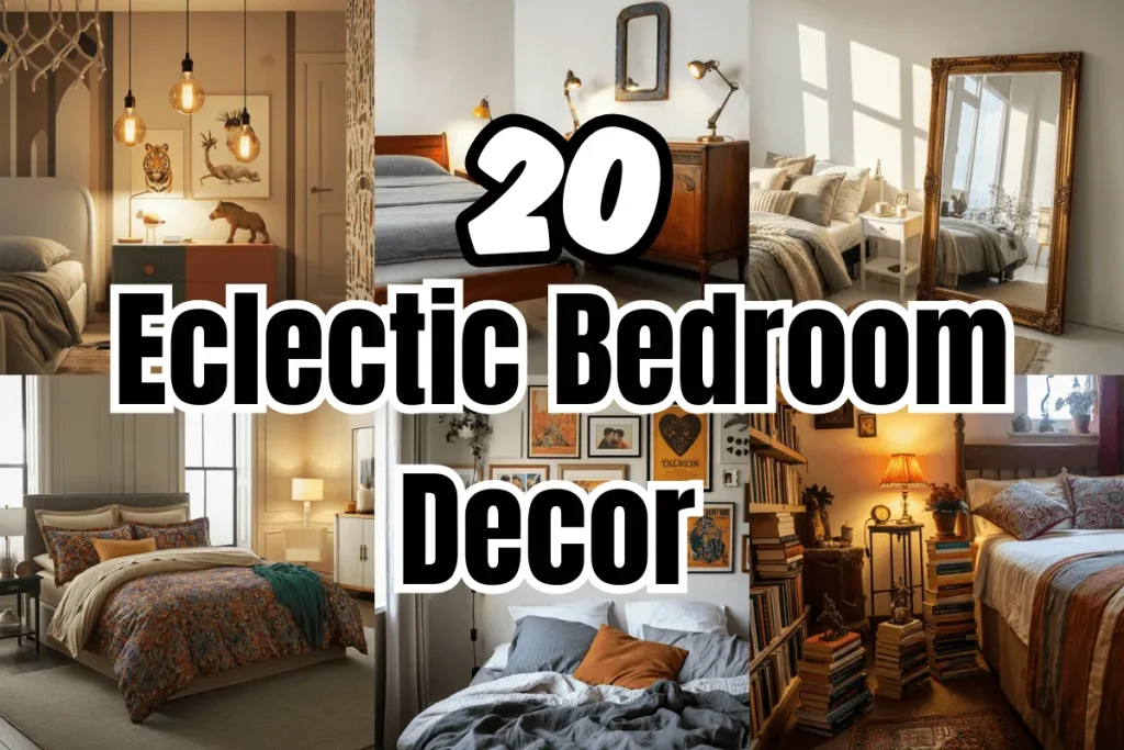 Eclectic bedroom decor