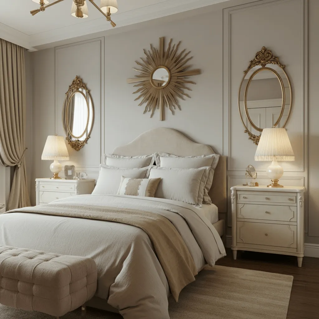 Elegant Mirrors Bedroom