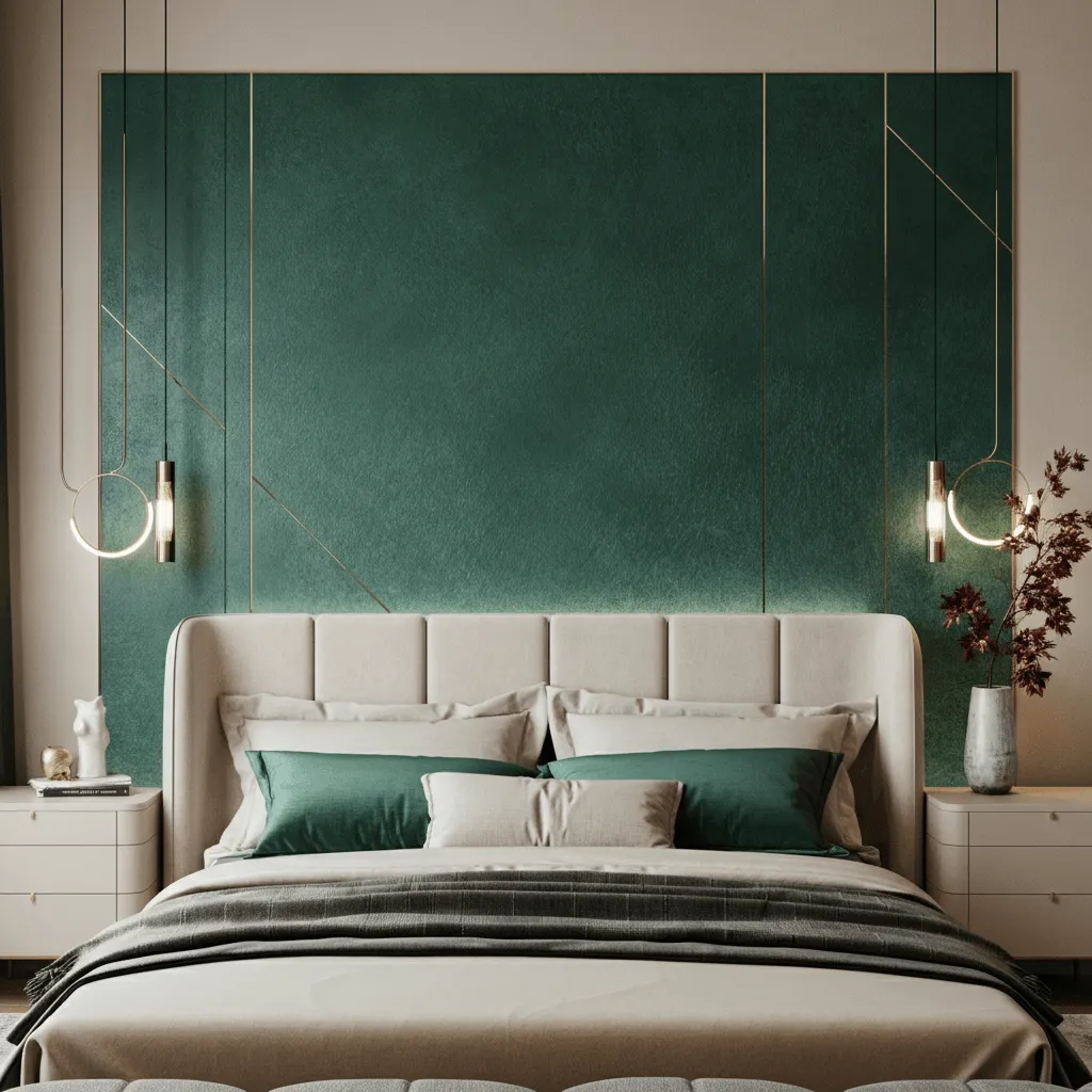 Emerald Green Accent Wall