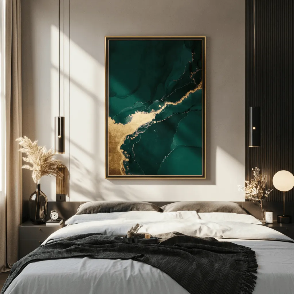 Emerald Green Wall Art
