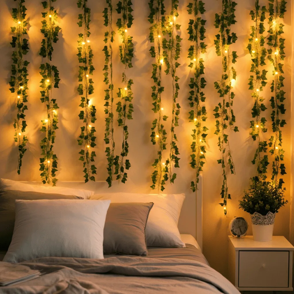 Fairy Light and Leaves Combo