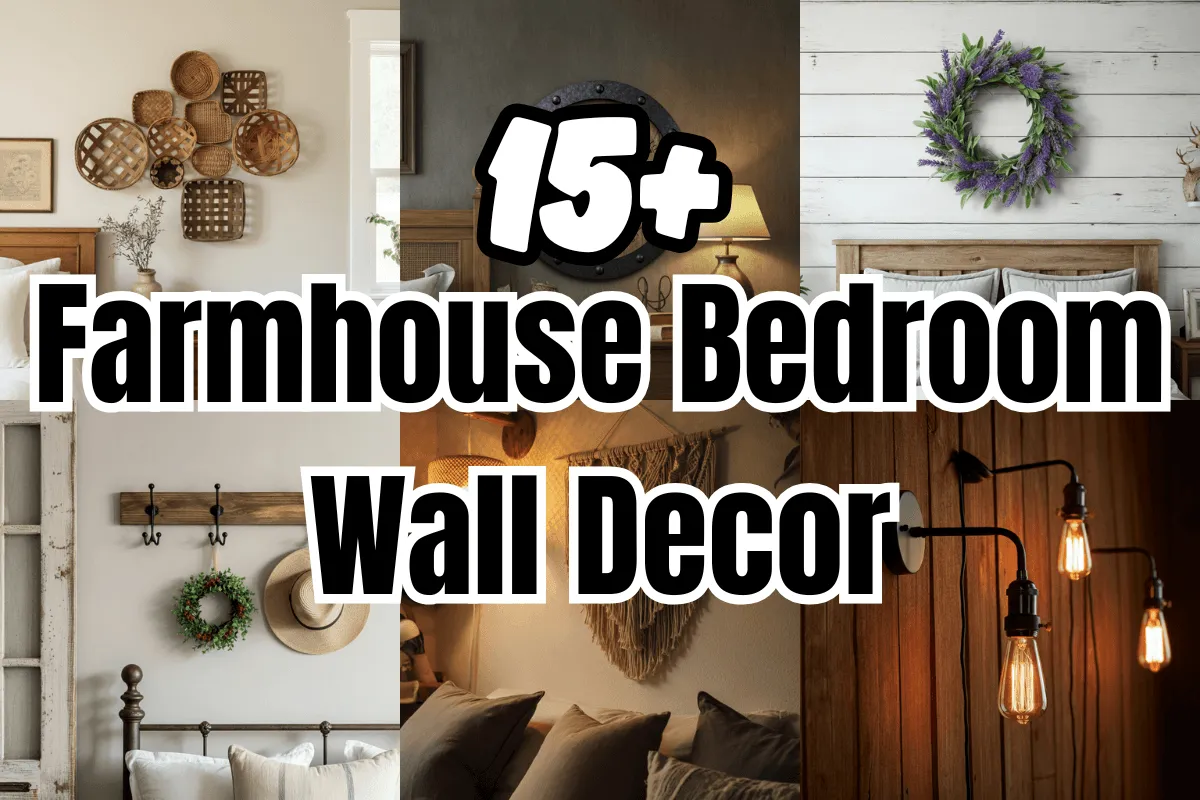 Charming Farmhouse Bedroom Wall Decor Ideas to Try Now 1 Farmhouse Bedroom Wall Decor
