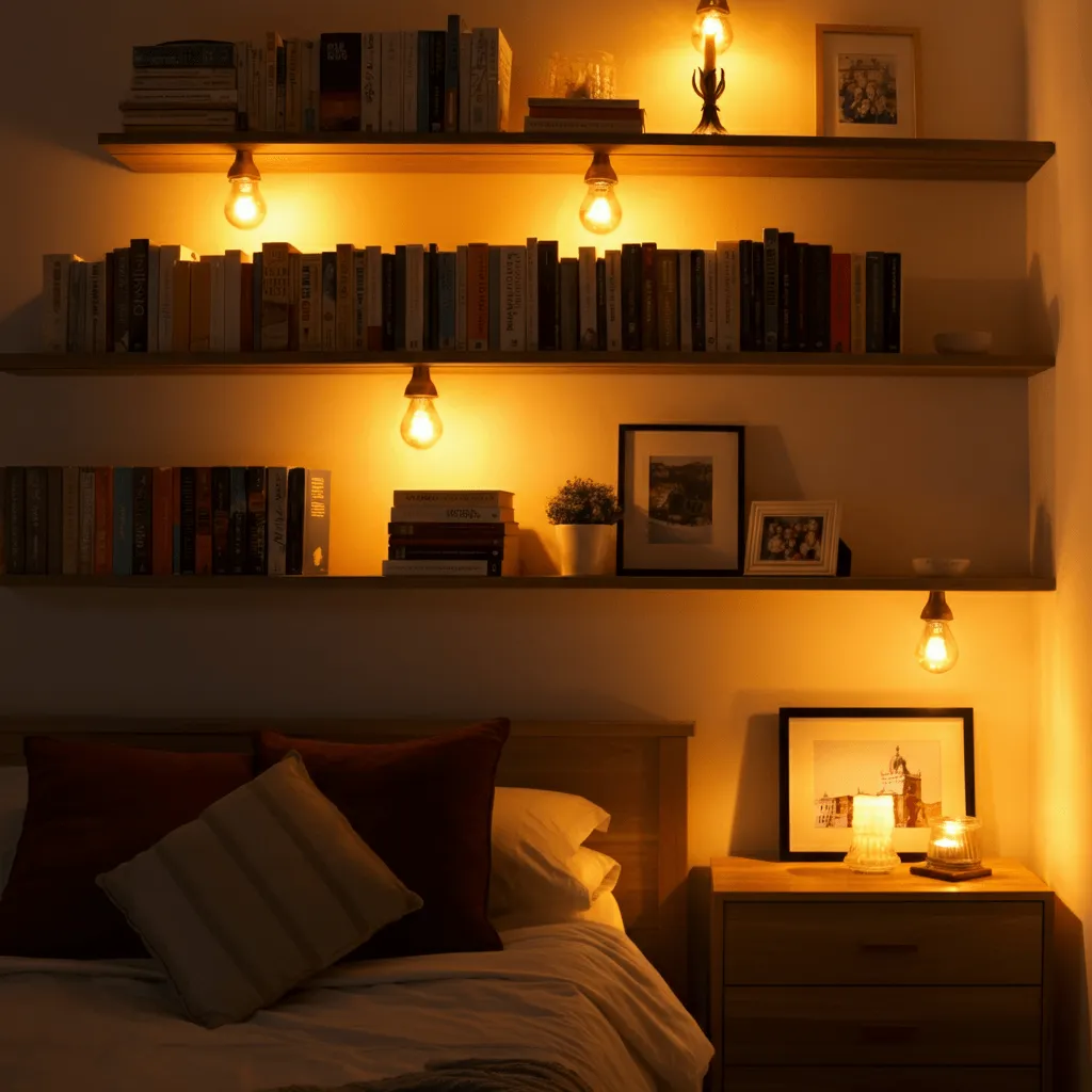 Modern Nightstand Floating Shelf