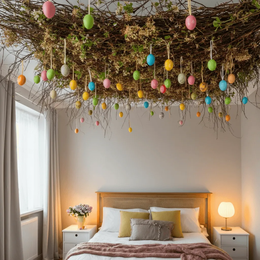 Floral Ceiling Decor