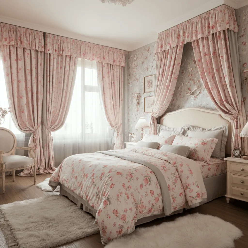 Floral Patterns Bedroom