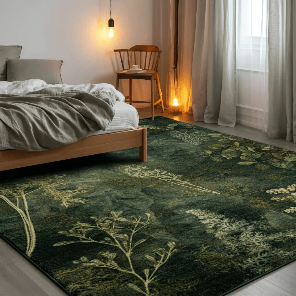 Forest-Themed Rug