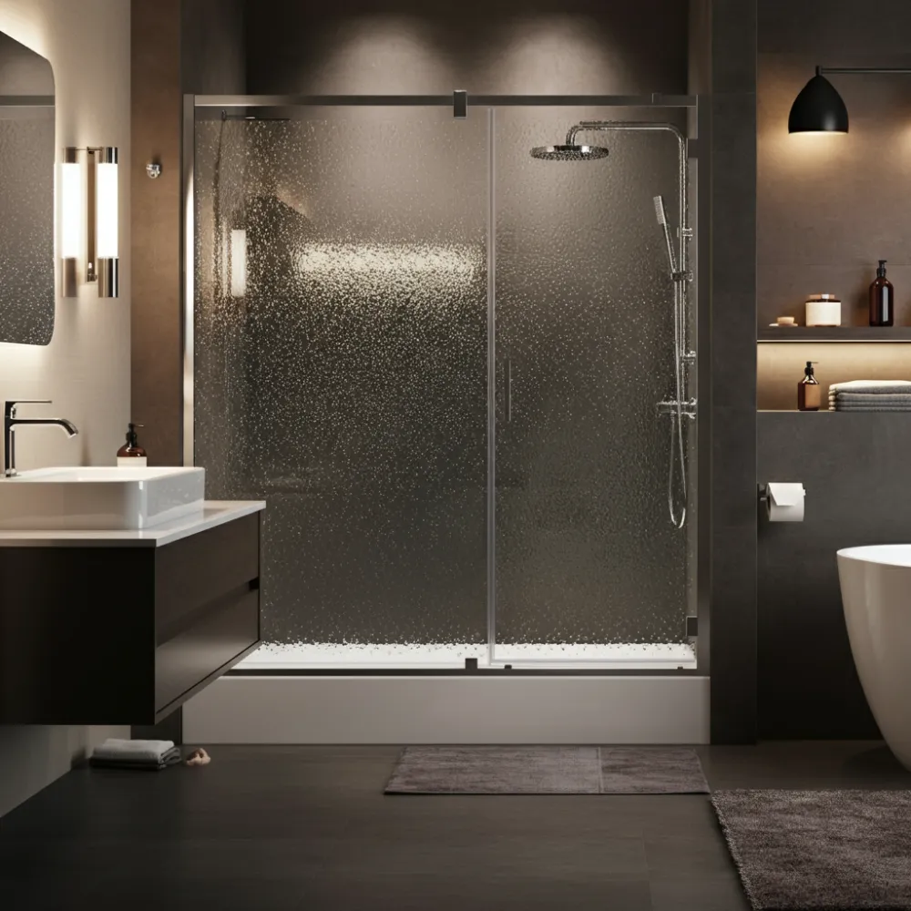 Frameless Glass Shower Bathroom