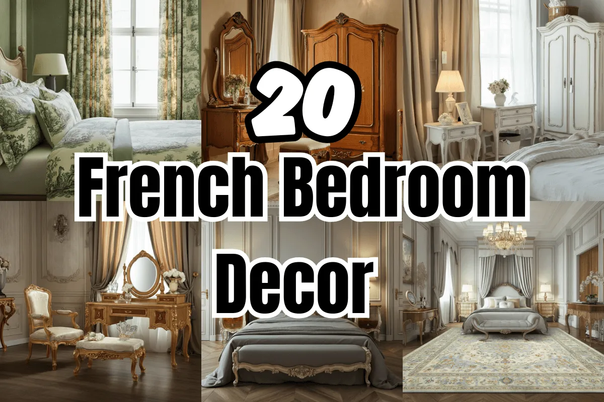 French bedroom decor