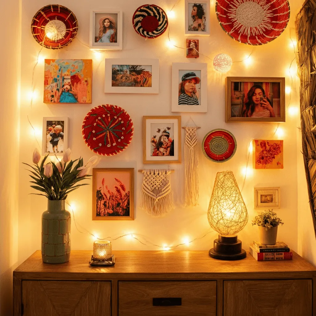 Gallery Wall with Mixed Media