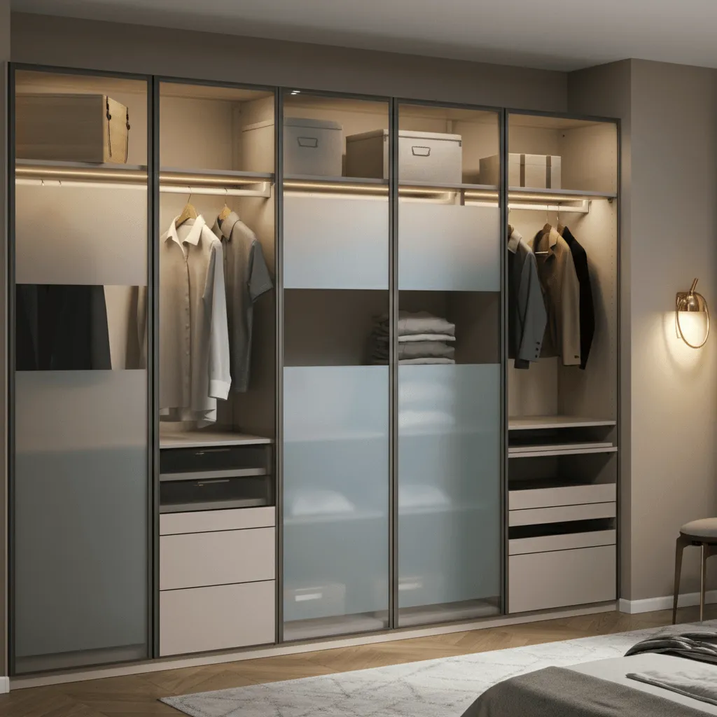 Glass-Front Wardrobe