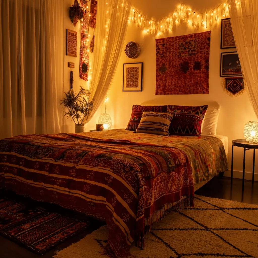 Global Textiles Boho Bedroom