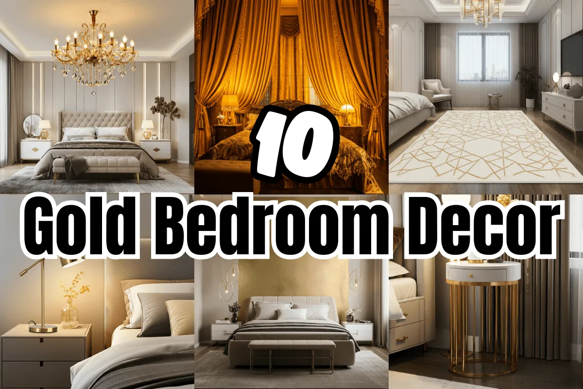 Gold Bedroom Decor