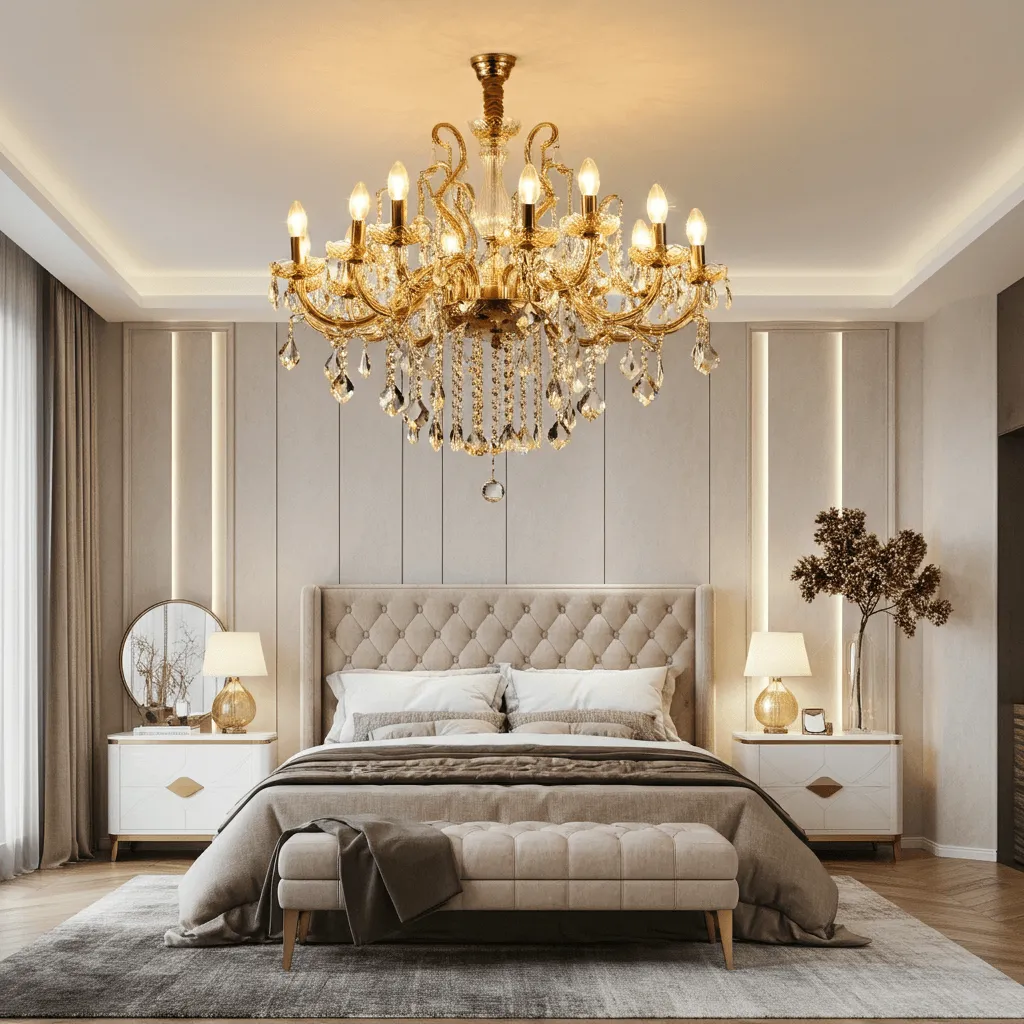 Golden Hanging Light Fixtures